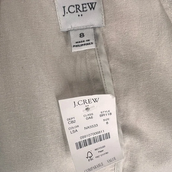 NWT J Crew Factory Deconstructed Blazer - Picture 10 of 11